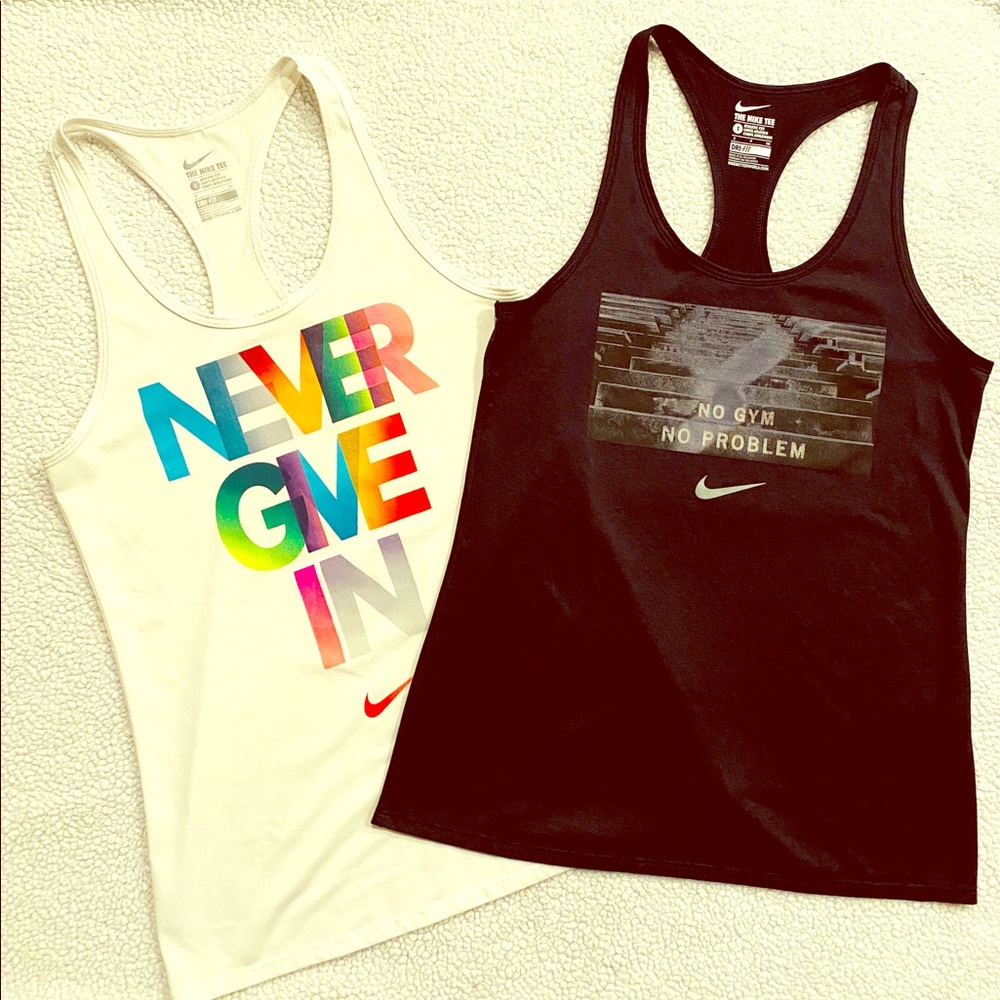 2 Nike Dry Fit Small Women’s Tanks - Never Worn